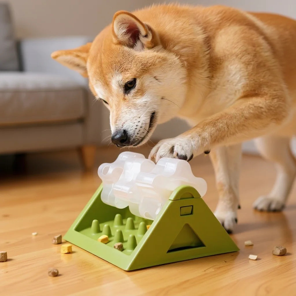 Interactive Dog Food Dispenser Puzzle