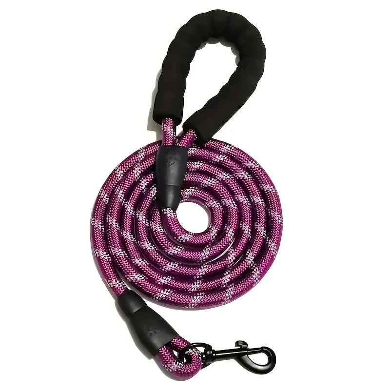 Dog Leash With Comfortable Padded Handle - Double Heavy Duty