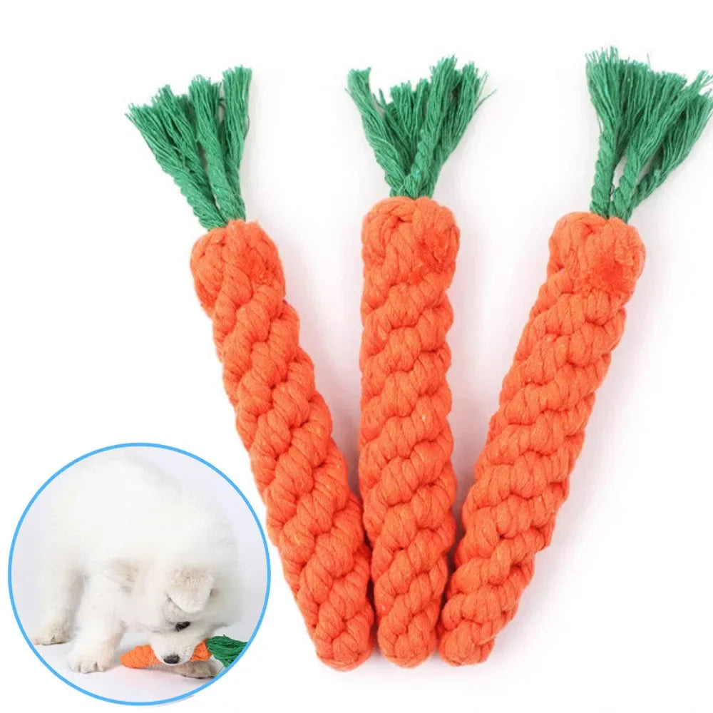 Carrot Dog pet toy bite-resistant