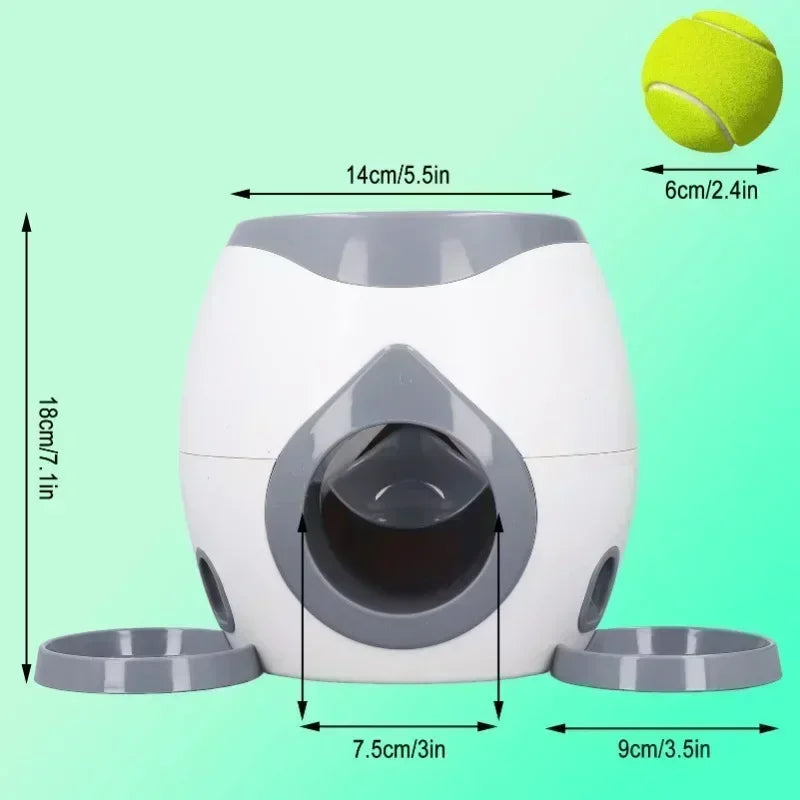 Interactive Dog Treat Dispenser Ball