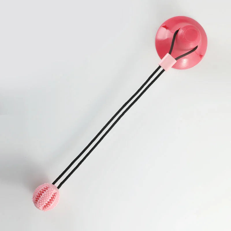 Interactive Suction Cup with Sound and Treat Dispensing