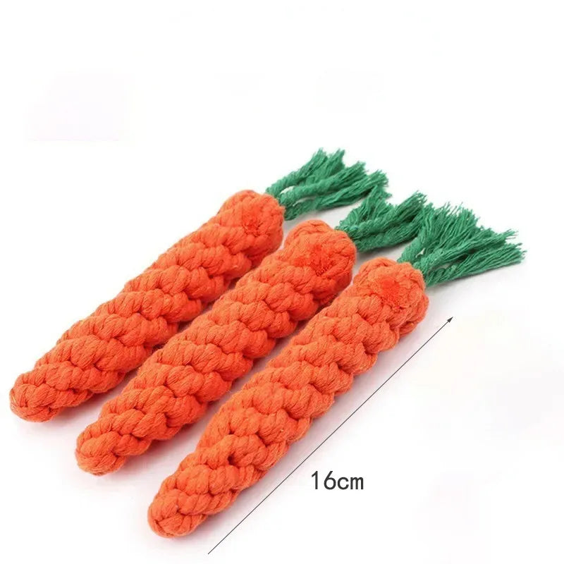 Carrot Dog pet toy bite-resistant