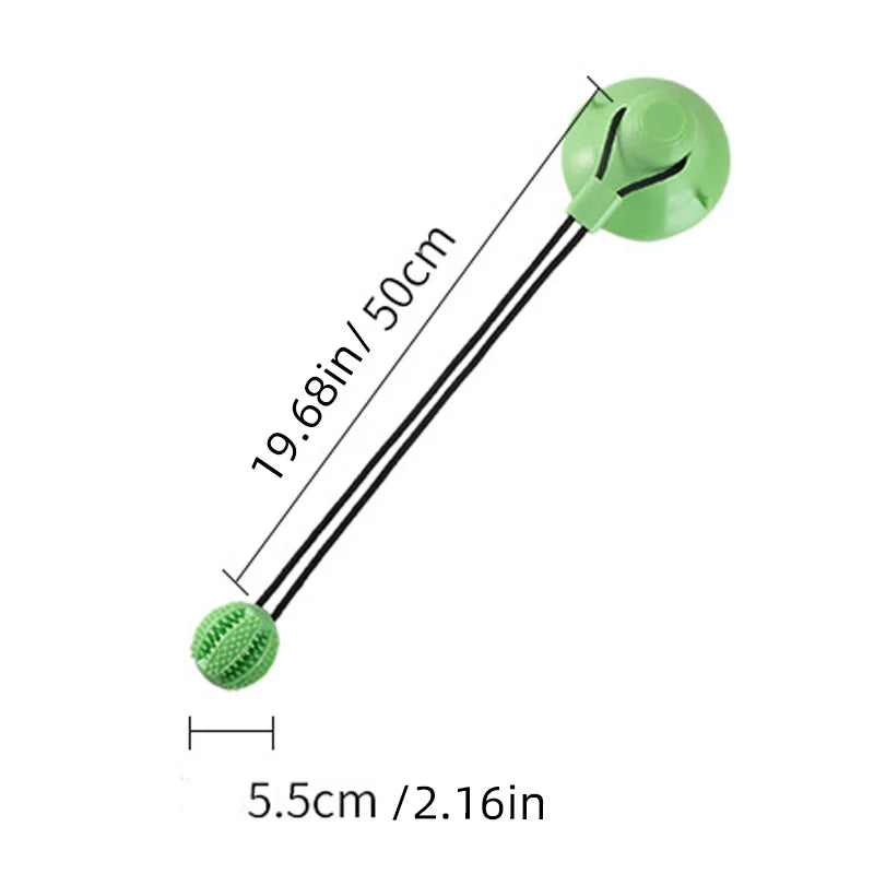 Interactive Suction Cup with Sound and Treat Dispensing