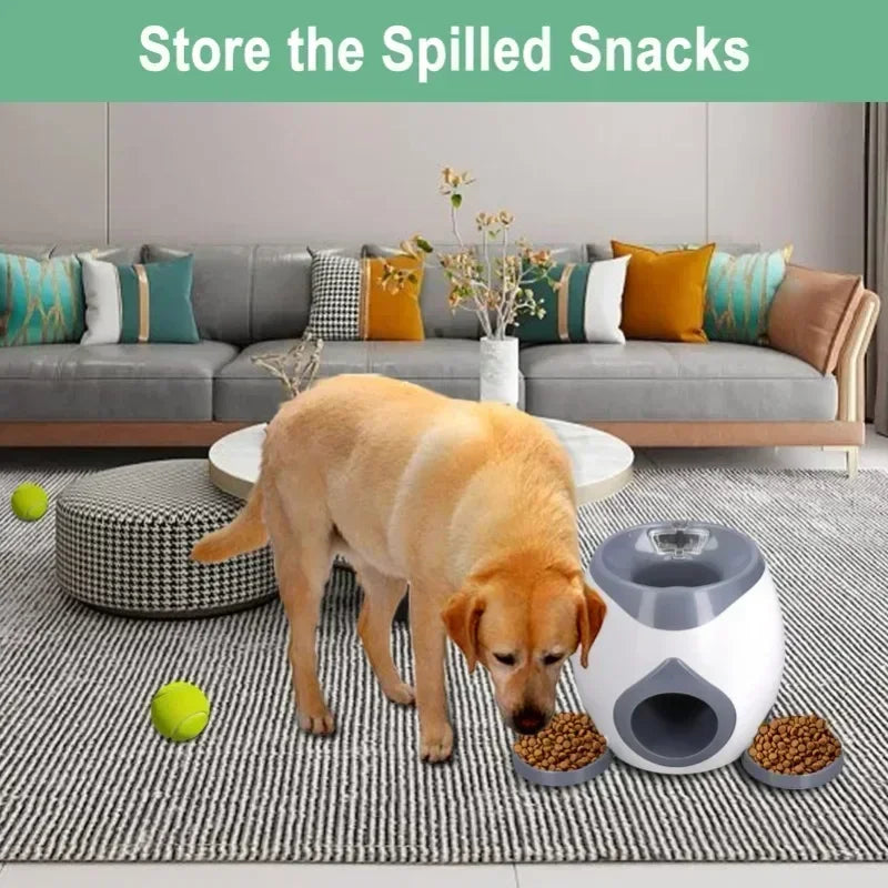 Interactive Dog Treat Dispenser Ball