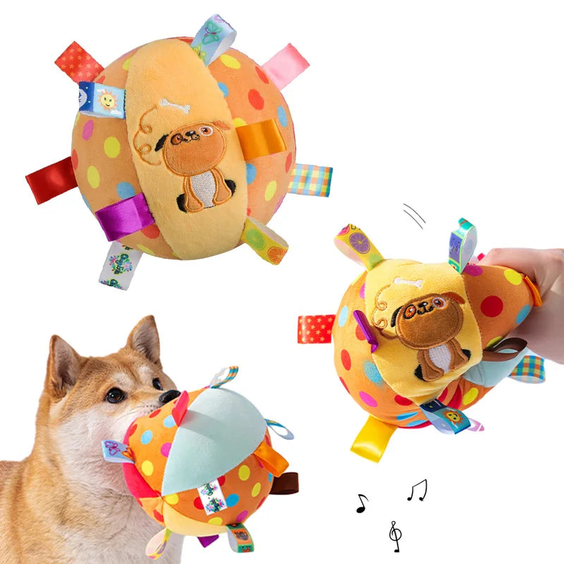 Plush Ball Dog Toy