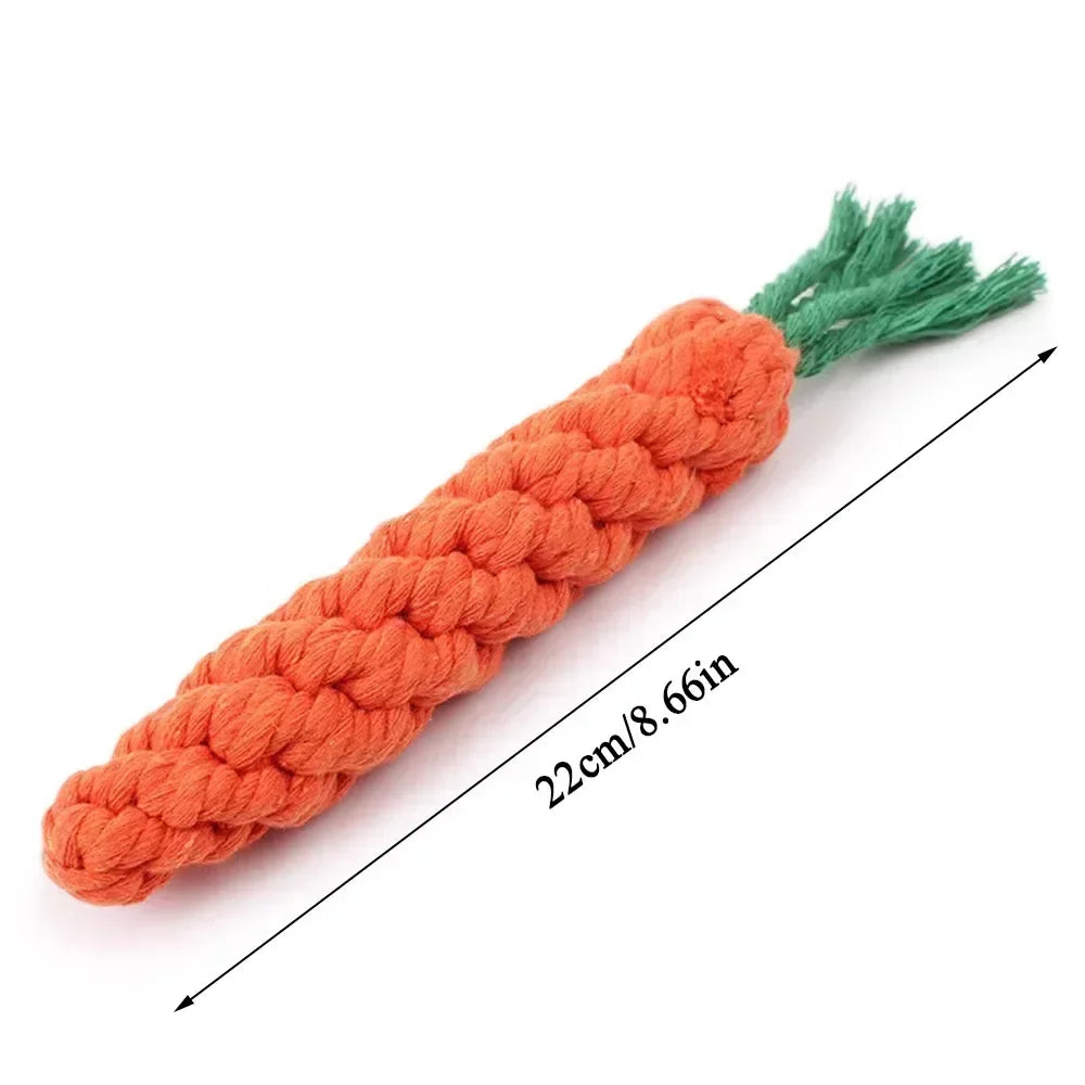 Carrot Dog pet toy bite-resistant