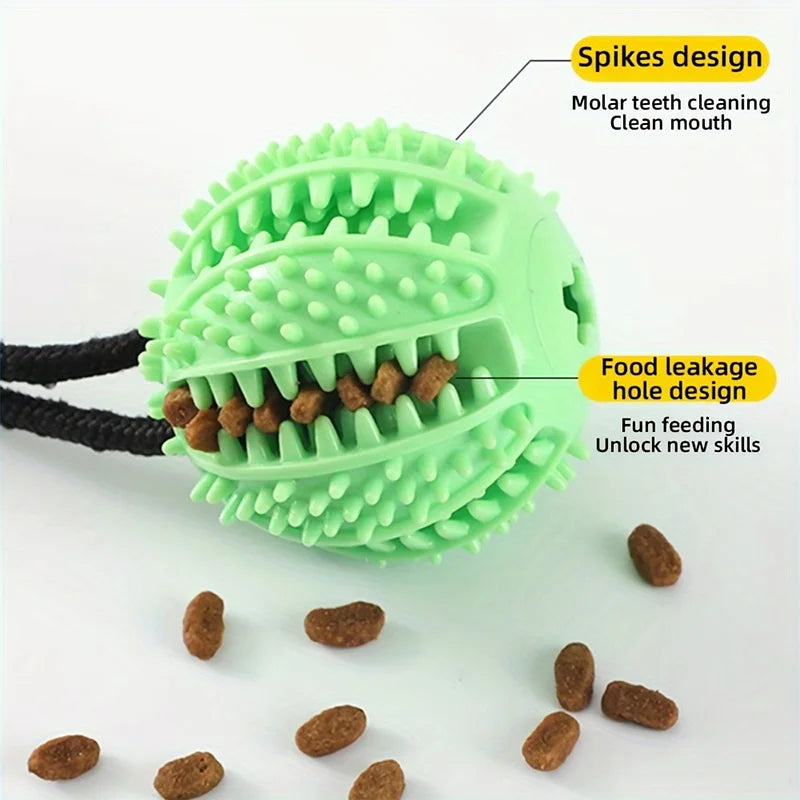Interactive Suction Cup with Sound and Treat Dispensing