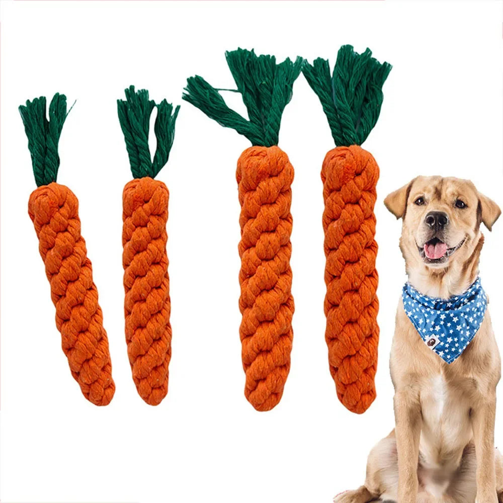 Carrot Dog pet toy bite-resistant