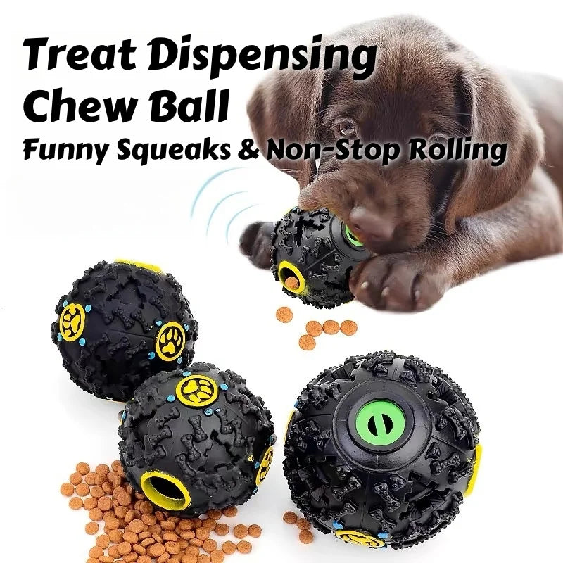 Interactive Treat Dispensing Chew Ball