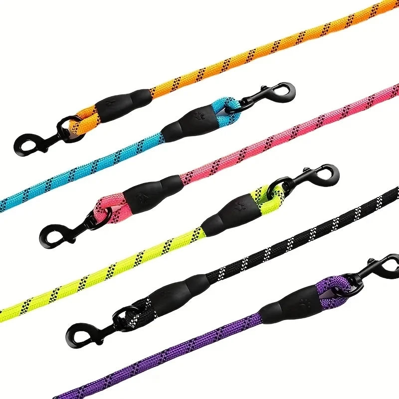 Dog Leash With Comfortable Padded Handle - Double Heavy Duty