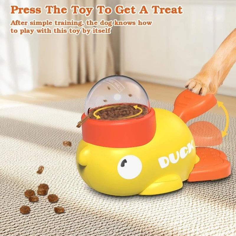 Treat Dispenser-Interactive Toy Anti Gulping Duck