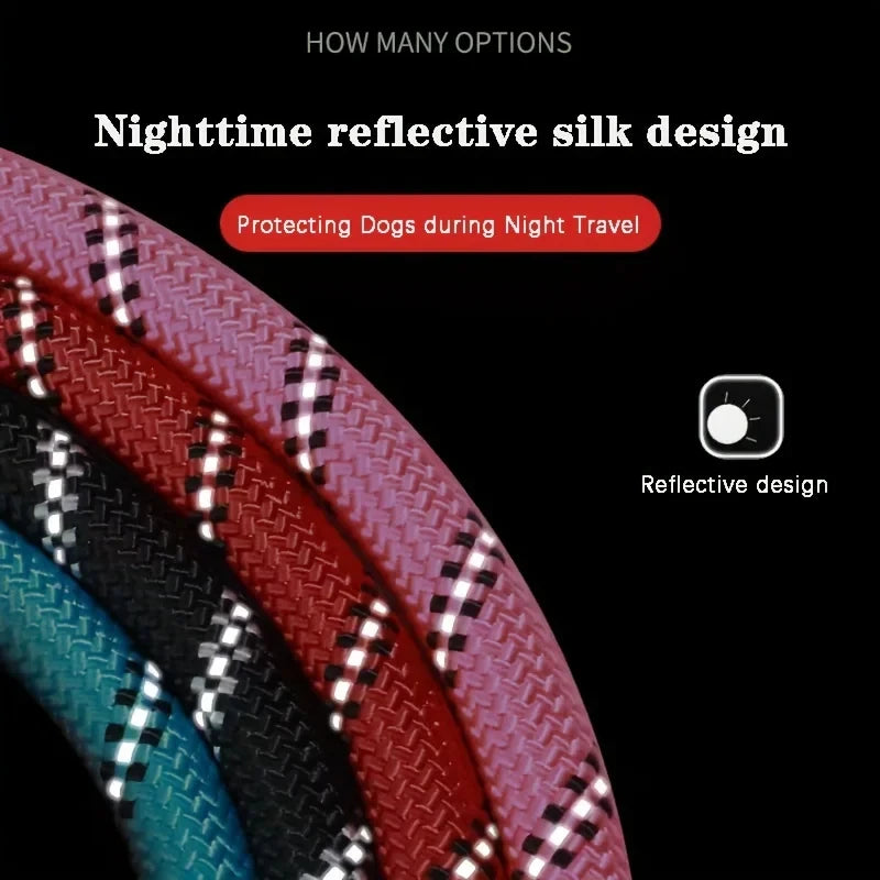 Dog Leash With Comfortable Padded Handle - Double Heavy Duty