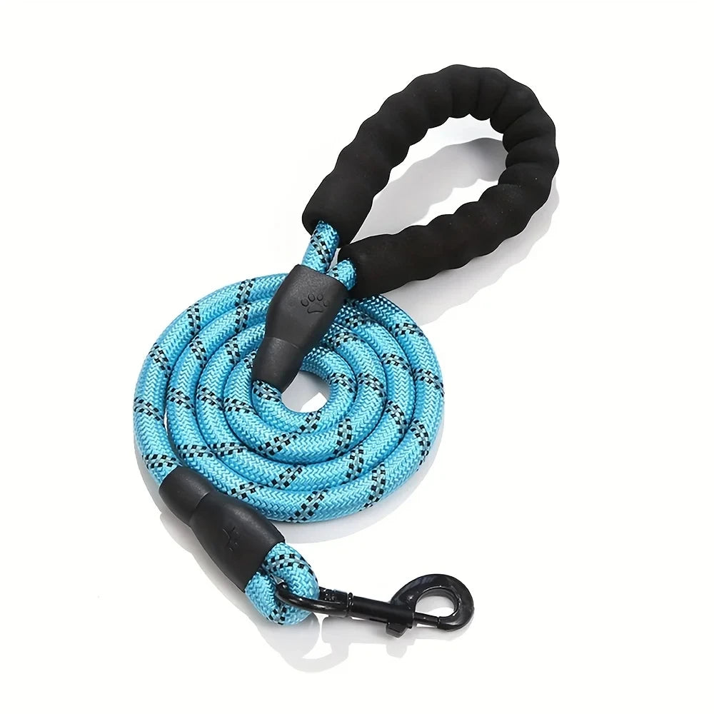 Dog Leash With Comfortable Padded Handle - Double Heavy Duty